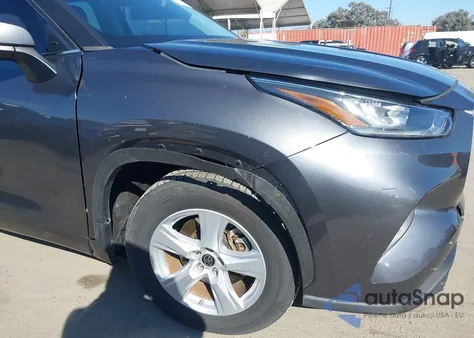 2020 Toyota Highlander L from USA, damaged, VIN 5TDCZRAH8LS008960